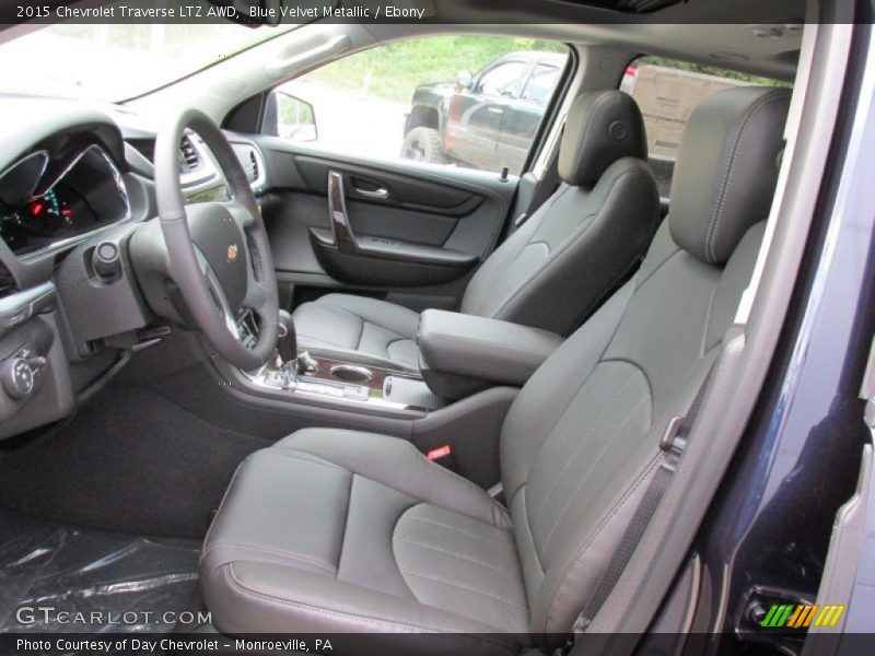 Blue Velvet Metallic / Ebony 2015 Chevrolet Traverse LTZ AWD