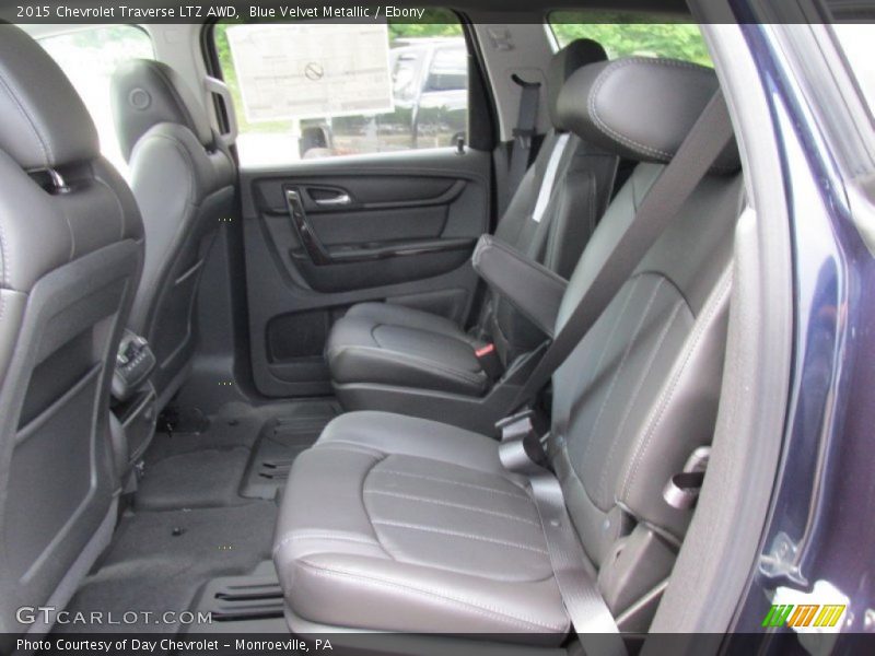 Blue Velvet Metallic / Ebony 2015 Chevrolet Traverse LTZ AWD