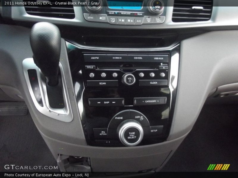 Crystal Black Pearl / Gray 2011 Honda Odyssey EX-L