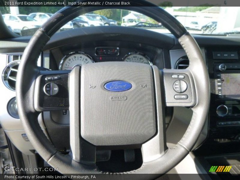 Ingot Silver Metallic / Charcoal Black 2011 Ford Expedition Limited 4x4