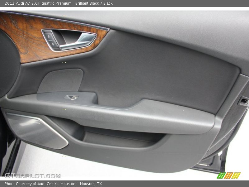 Brilliant Black / Black 2012 Audi A7 3.0T quattro Premium