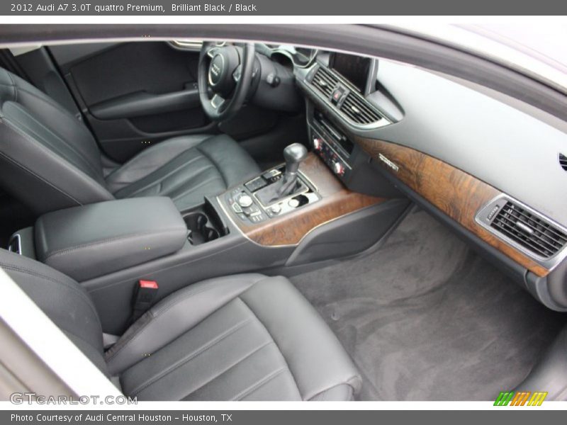 Brilliant Black / Black 2012 Audi A7 3.0T quattro Premium