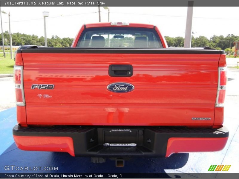Race Red / Steel Gray 2011 Ford F150 STX Regular Cab