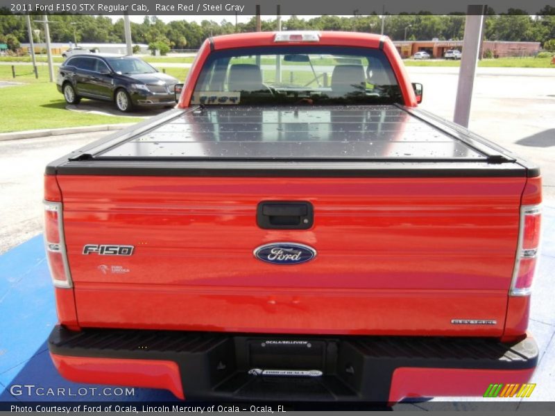 Race Red / Steel Gray 2011 Ford F150 STX Regular Cab