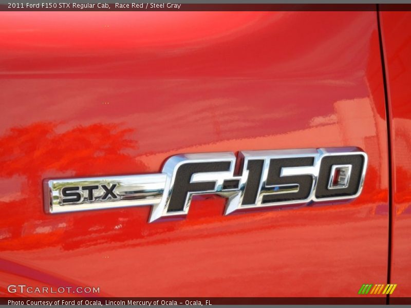Race Red / Steel Gray 2011 Ford F150 STX Regular Cab
