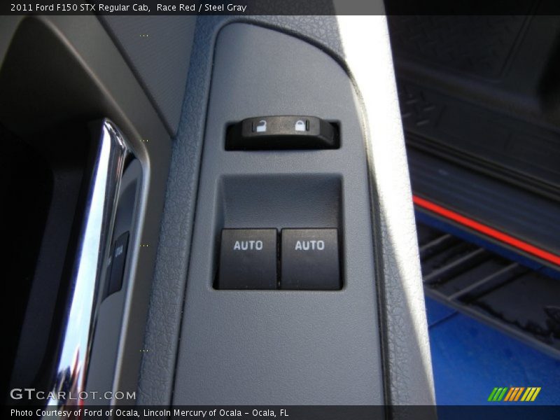 Race Red / Steel Gray 2011 Ford F150 STX Regular Cab