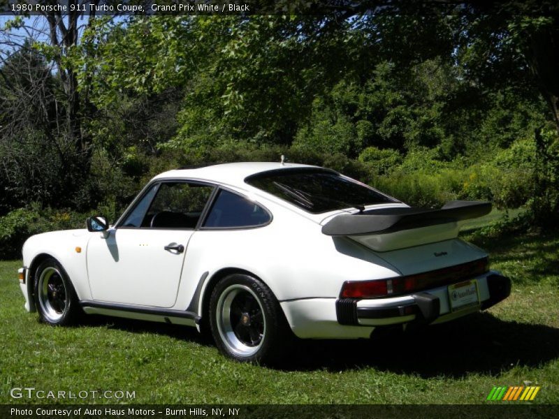 Grand Prix White / Black 1980 Porsche 911 Turbo Coupe