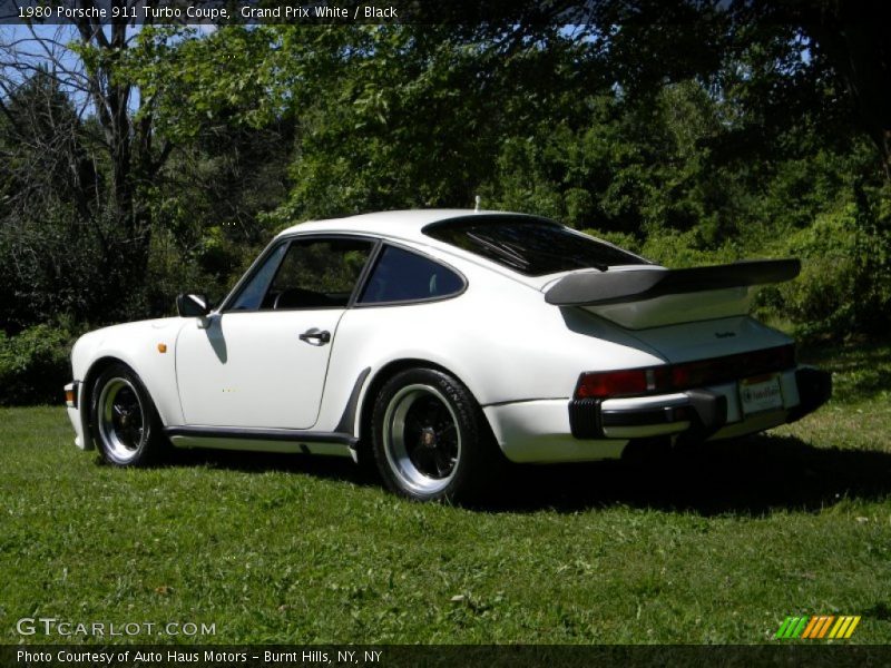 Grand Prix White / Black 1980 Porsche 911 Turbo Coupe