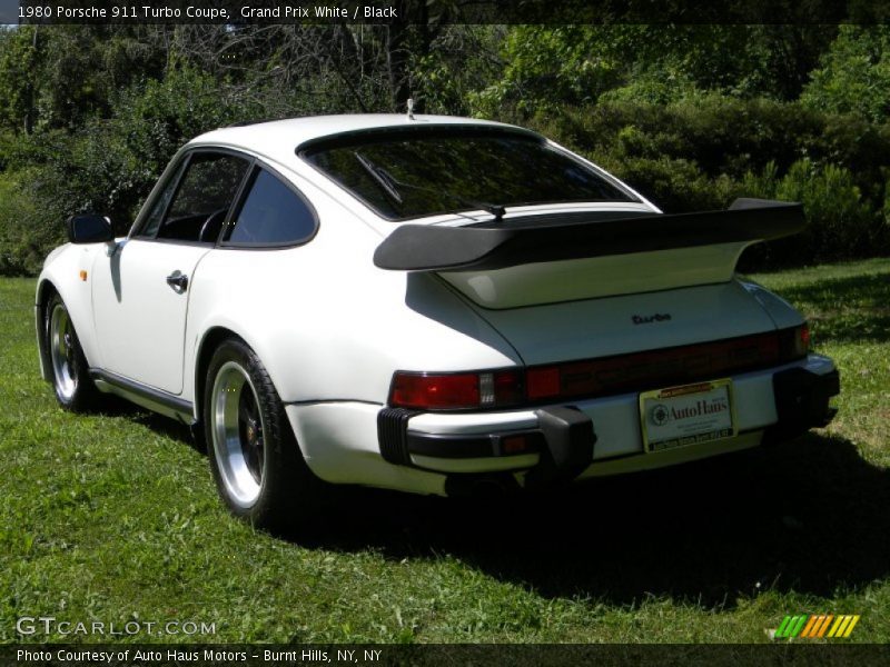 Grand Prix White / Black 1980 Porsche 911 Turbo Coupe