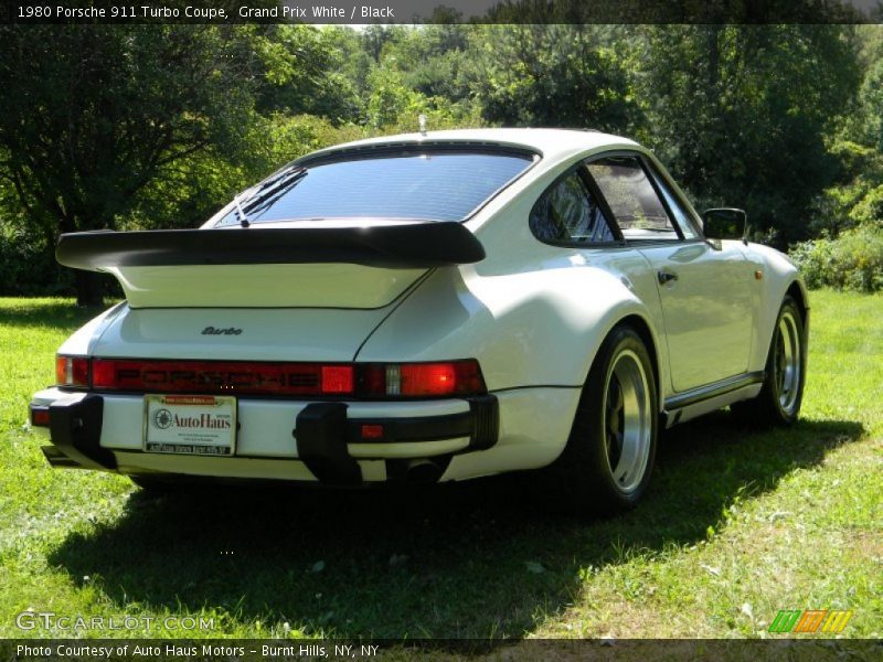 Grand Prix White / Black 1980 Porsche 911 Turbo Coupe
