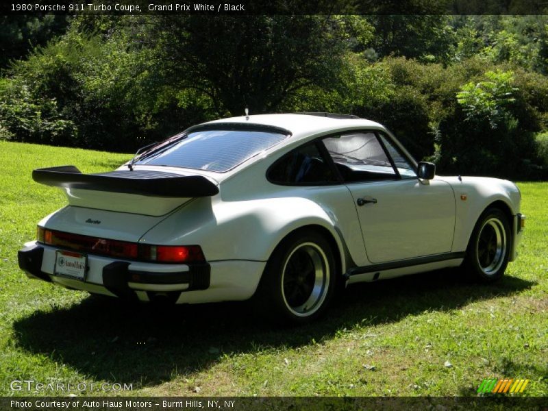 Grand Prix White / Black 1980 Porsche 911 Turbo Coupe