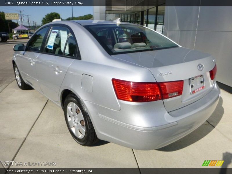 Bright Silver / Gray 2009 Hyundai Sonata GLS