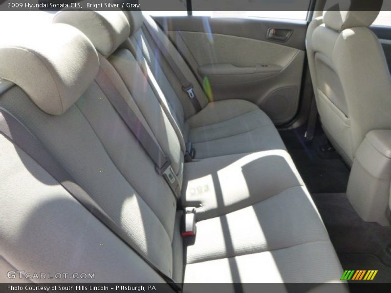 Bright Silver / Gray 2009 Hyundai Sonata GLS