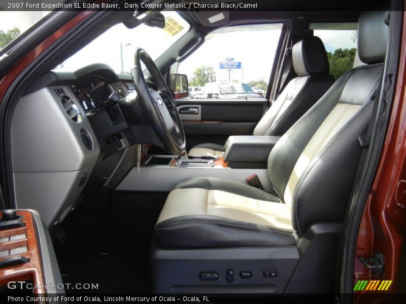  2007 Expedition EL Eddie Bauer Charcoal Black/Camel Interior