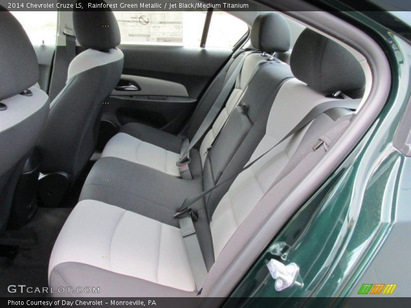 Rainforest Green Metallic / Jet Black/Medium Titanium 2014 Chevrolet Cruze LS