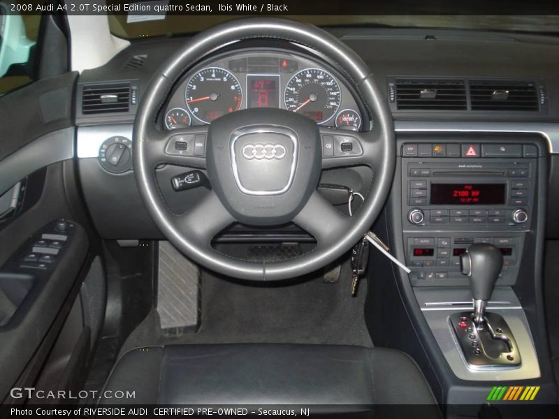 Ibis White / Black 2008 Audi A4 2.0T Special Edition quattro Sedan