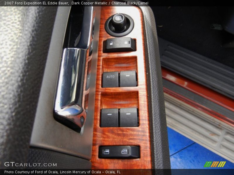 Dark Copper Metallic / Charcoal Black/Camel 2007 Ford Expedition EL Eddie Bauer