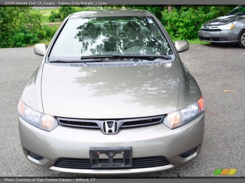 Galaxy Gray Metallic / Gray 2008 Honda Civic LX Coupe