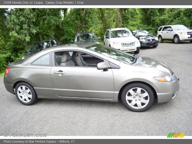 Galaxy Gray Metallic / Gray 2008 Honda Civic LX Coupe