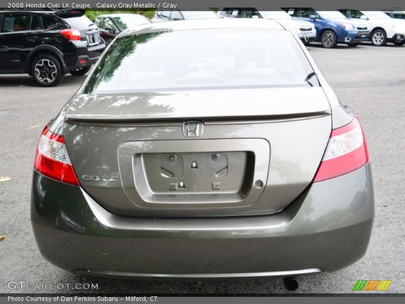 Galaxy Gray Metallic / Gray 2008 Honda Civic LX Coupe