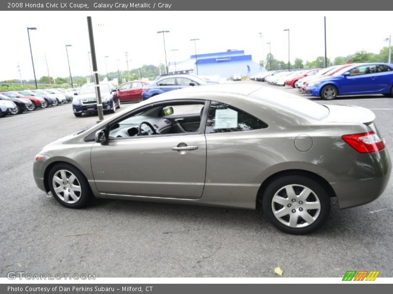 Galaxy Gray Metallic / Gray 2008 Honda Civic LX Coupe