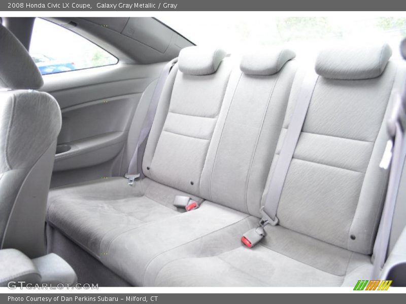 Galaxy Gray Metallic / Gray 2008 Honda Civic LX Coupe