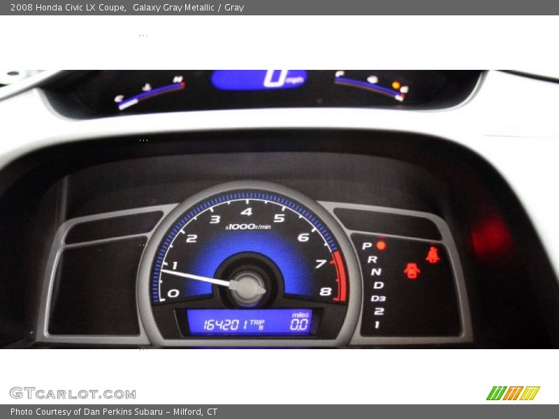 Galaxy Gray Metallic / Gray 2008 Honda Civic LX Coupe