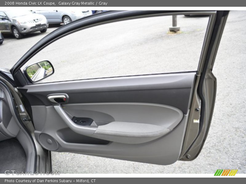 Galaxy Gray Metallic / Gray 2008 Honda Civic LX Coupe