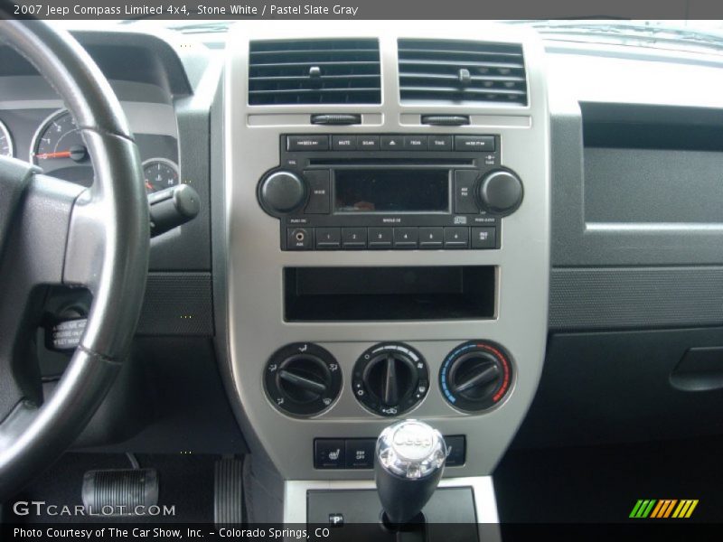 Stone White / Pastel Slate Gray 2007 Jeep Compass Limited 4x4