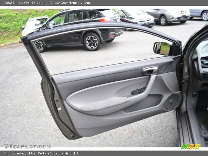 Galaxy Gray Metallic / Gray 2008 Honda Civic LX Coupe