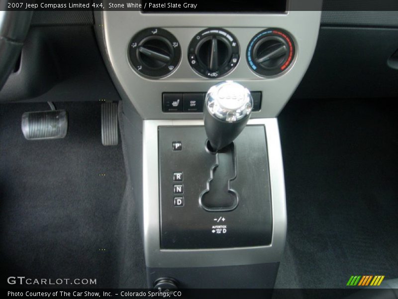 Stone White / Pastel Slate Gray 2007 Jeep Compass Limited 4x4