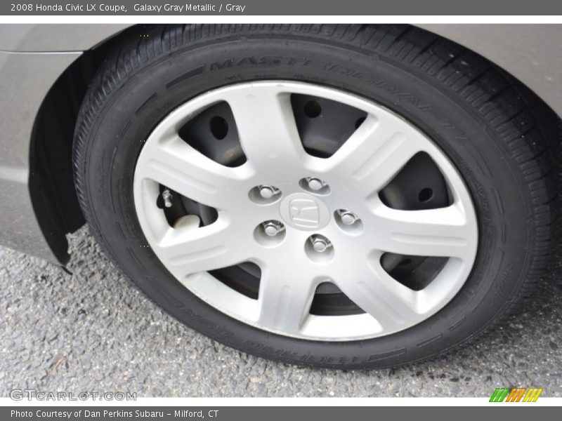 Galaxy Gray Metallic / Gray 2008 Honda Civic LX Coupe