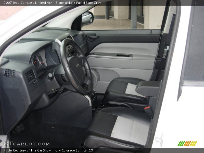 Stone White / Pastel Slate Gray 2007 Jeep Compass Limited 4x4