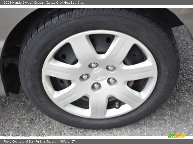 Galaxy Gray Metallic / Gray 2008 Honda Civic LX Coupe