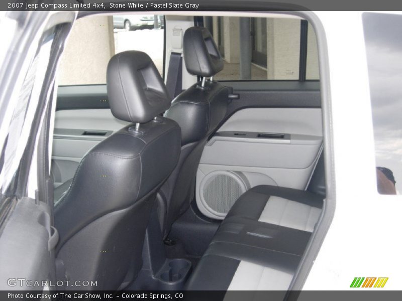 Stone White / Pastel Slate Gray 2007 Jeep Compass Limited 4x4