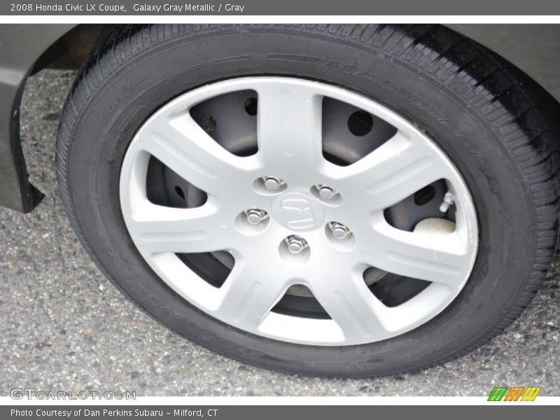 Galaxy Gray Metallic / Gray 2008 Honda Civic LX Coupe