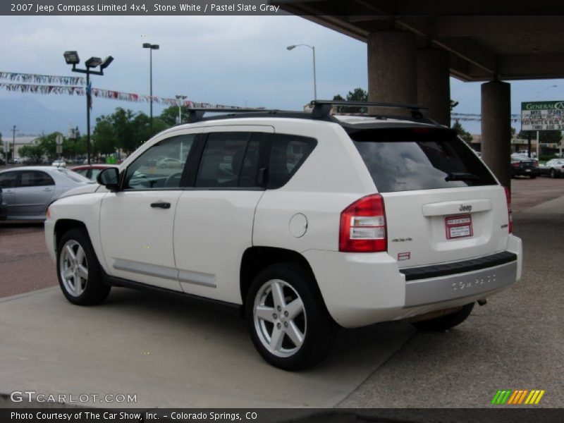Stone White / Pastel Slate Gray 2007 Jeep Compass Limited 4x4