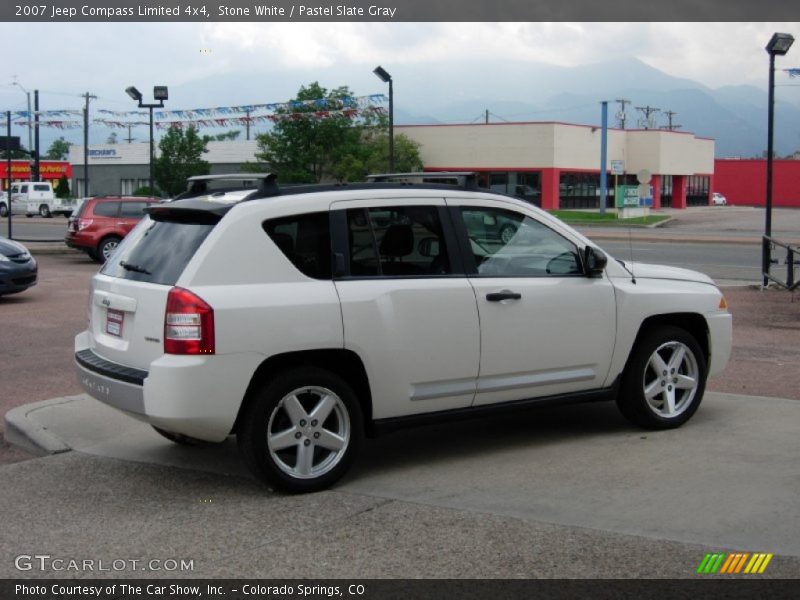 Stone White / Pastel Slate Gray 2007 Jeep Compass Limited 4x4