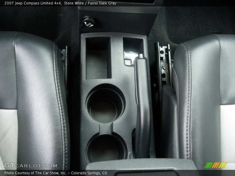 Stone White / Pastel Slate Gray 2007 Jeep Compass Limited 4x4