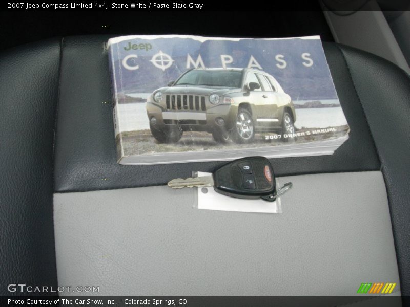 Stone White / Pastel Slate Gray 2007 Jeep Compass Limited 4x4