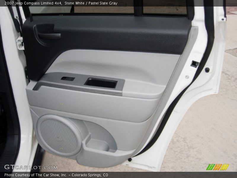 Stone White / Pastel Slate Gray 2007 Jeep Compass Limited 4x4