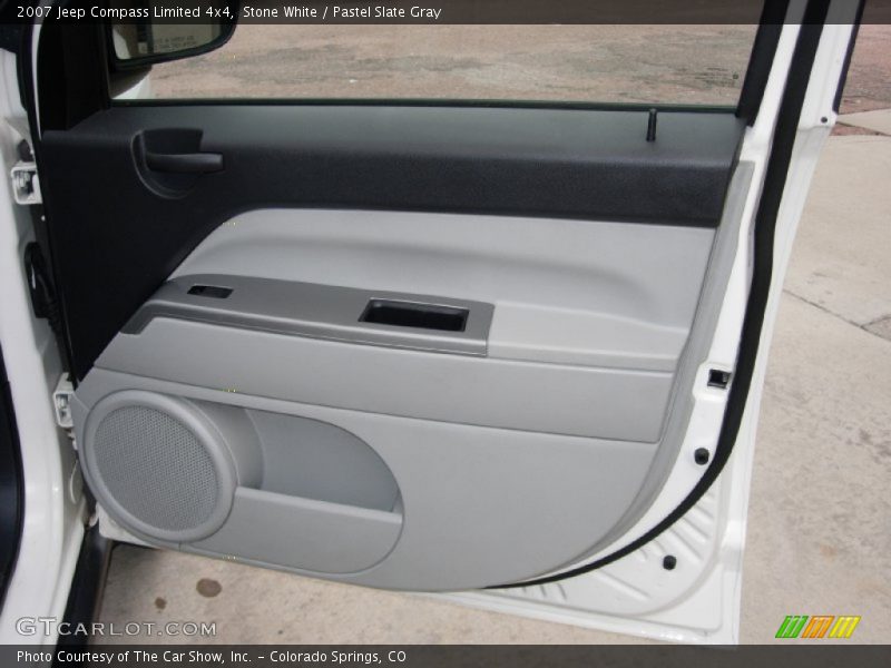 Stone White / Pastel Slate Gray 2007 Jeep Compass Limited 4x4