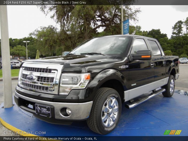Tuxedo Black / Steel Grey 2014 Ford F150 XLT SuperCrew