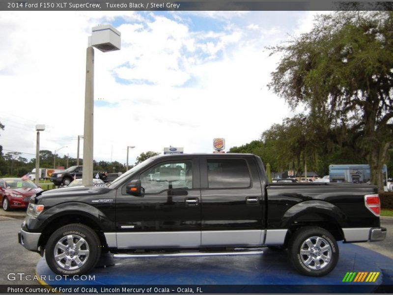 Tuxedo Black / Steel Grey 2014 Ford F150 XLT SuperCrew