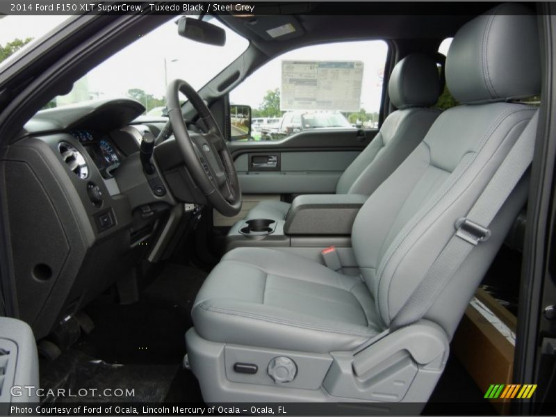  2014 F150 XLT SuperCrew Steel Grey Interior