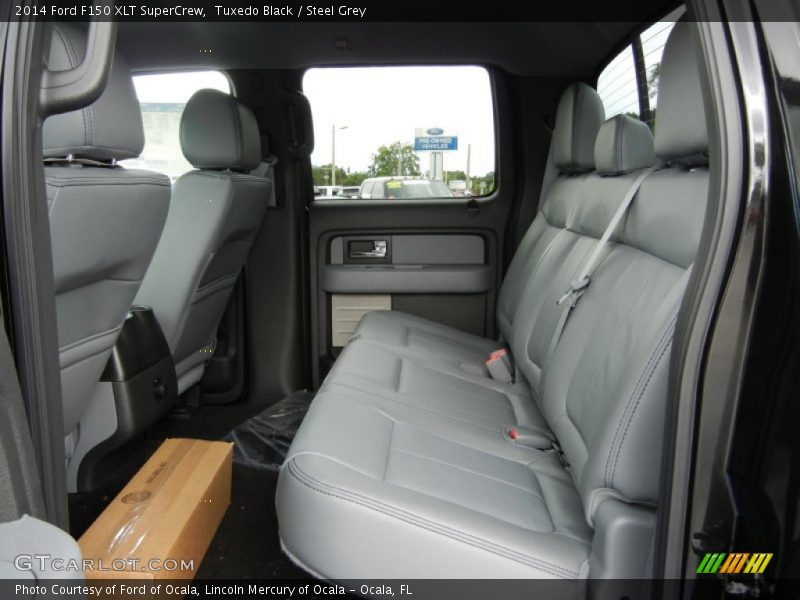 Rear Seat of 2014 F150 XLT SuperCrew