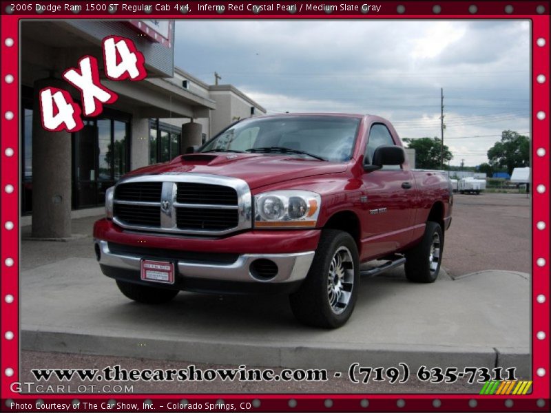 Inferno Red Crystal Pearl / Medium Slate Gray 2006 Dodge Ram 1500 ST Regular Cab 4x4