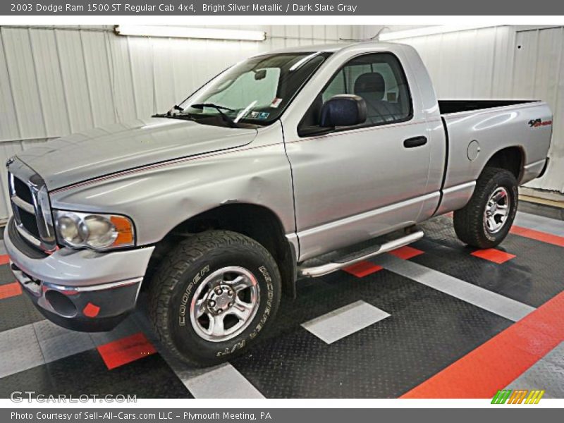 Bright Silver Metallic / Dark Slate Gray 2003 Dodge Ram 1500 ST Regular Cab 4x4