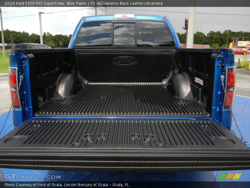 Blue Flame / FX Appearance Black Leather/Alcantara 2014 Ford F150 FX2 SuperCrew