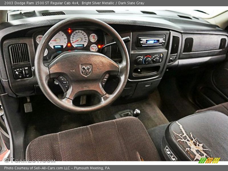 Bright Silver Metallic / Dark Slate Gray 2003 Dodge Ram 1500 ST Regular Cab 4x4